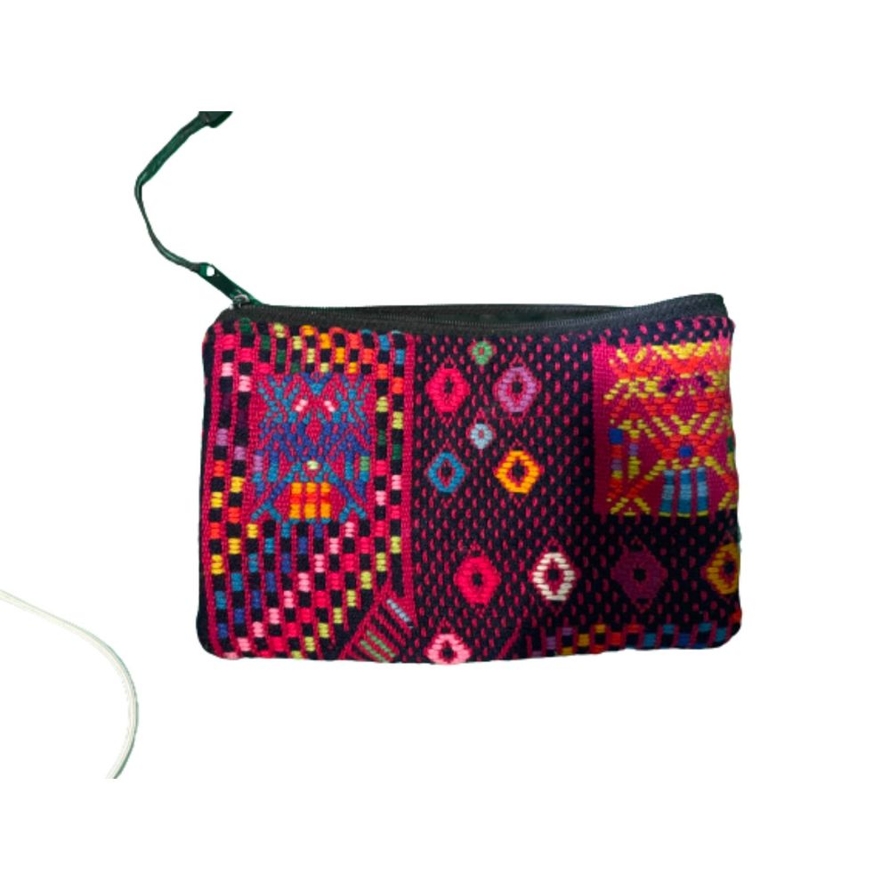 Colorful detailed embroidery work pouch